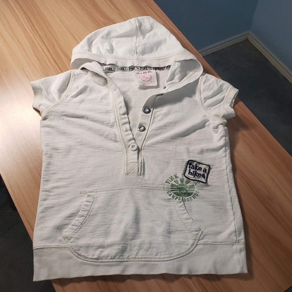 Victoria's Secret Short Sleeved Pullover Hoodie XS
